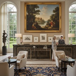 Elevating Hospitality Design: 's Bespoke Art Solutions for Luxury Hotels