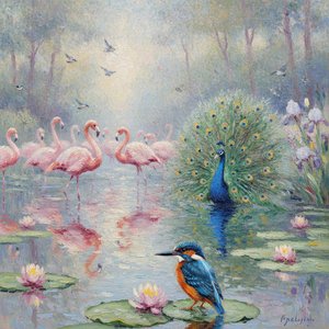 Feathered Masterpieces: The Enchanting World of Impressionist Bird Art