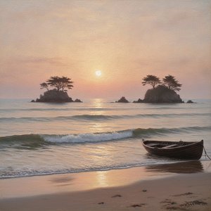 Serene Shores: A Curated Journey Through the Timeless Elegance of Masterpiece Seascapes