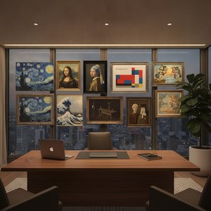 Elevate Your Workspace: 10 Iconic Masterpieces for a Professional Office