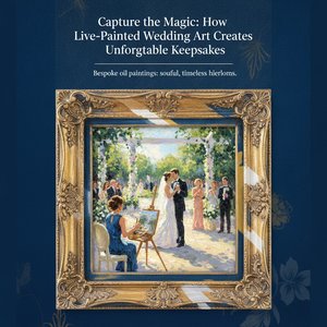 Capturing Forever: Live-Painted Wedding Keepsakes & Artistic Memories for Planners