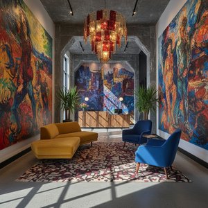 Expressionist Painting Guide: Leveraging Bold Colors and Raw Emotion for High-Impact Hospitality Design