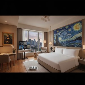 10 Iconic Masterpieces to Elevate Your Hotel Room Decor