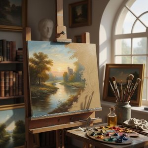 Mastering the Surface: The Timeless Elegance and Technical Brilliance of Oil on Panel Painting