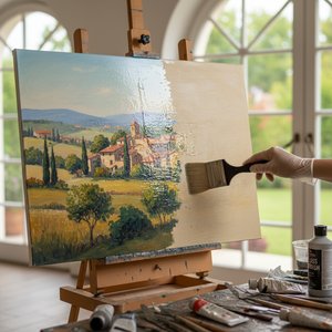 Enhancing Oil Painting Reproduction: The Impact of Gloss Varnish