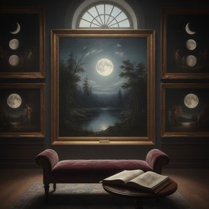 Lunar Elegance: Curating the Moon's Ethereal Magic Through Masterpiece Oil Reproductions
