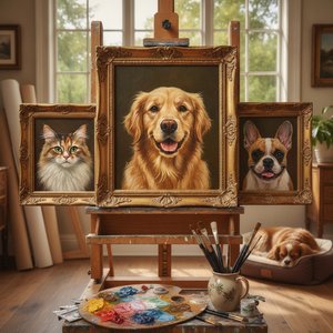 ArtsDot.com F.A.Q.: Bespoke Pet Portrait Paintings – Hand-Painted Masterpieces of Your Loyal Companions