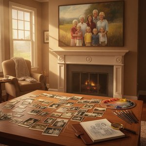 From Scattered Memories to Timeless Legacy: The Art of Creating Your Custom Family Masterpiece with ArtsDot