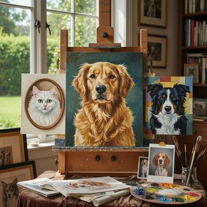 ArtsDot.com F.A.Q.: Bespoke Pet Portrait Paintings – Hand-Painted Masterpieces of Your Loyal Companions