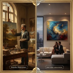 Curating Your Legacy: The Connoisseur's Guide to Custom Masterpieces vs. Ready-to-Ship Oil Paintings at ArtsDot