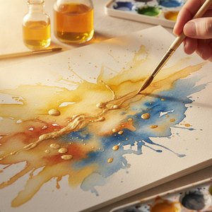 Liquid Gold: Master the Bold & Fluid Power of Watercolor Art