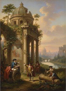 Hubert Robert: Picturing Ruins, Preserving Memory – A Study of Romantic Antiquarianism & Artistic Innovation
