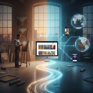 Turn Your Art into Global Income: Sell Originals & Digital Prints on ArtsDot’s Verified Marketplace – A Guide for Aspiring Artists