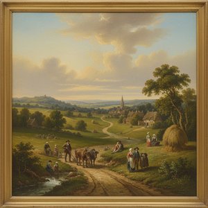 John Augustus Atkinson: Romantic Visions of Rural England & Genre Painting's Evolution