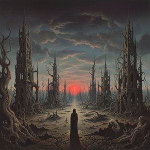 Beksiński's Apocalyptic Visions: Existential Dread & Surrealist Landscape