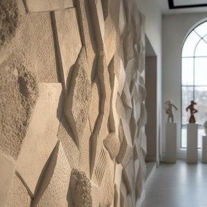 Beyond Flatness: A Trend Forecast on the Sculptural Allure of Plaster and Textured Wall Art