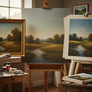 ArtsDot.com F.A.Q.: Comparing Premium Oil Paintings, Giclée Canvas & Paper Prints