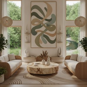 Nature’s Flow: How Organic Forms and Biomorphic Abstraction Bring Harmony to Modern Interior Design