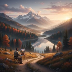 Nature’s Embrace: Finding Serenity Through Landscape Art