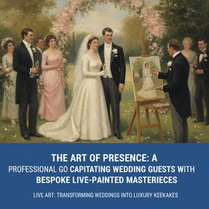 The Art of Presence: A Professional Guide to Captivating Wedding Guests with Bespoke Live-Painted Masterpieces