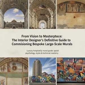 From Vision to Masterpiece: The Interior Designer’s Definitive Guide to Commissioning Bespoke Large-Scale Murals