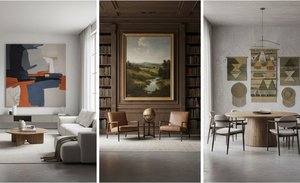 Transforming Spaces with Art:  Case Studies for Interior Design Projects