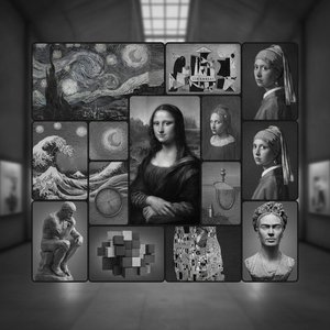 Beyond Monochrome: 10 Iconic Masterpieces Defined by Gray Tones