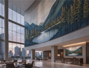 Scalable Scenic Art Solutions: Premium Landscape Masterpieces for Hotel and Corporate Interior Design