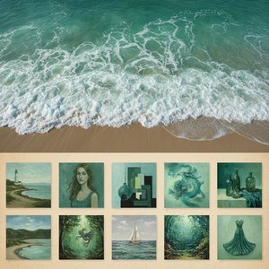 Seafoam & Masterpieces: 10 Paintings Dominated By Medium Sea Green | Artsdot