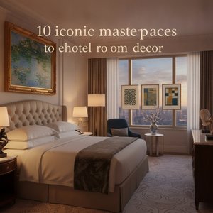 10 Iconic Masterpieces to Elevate Your Hotel Room Decor