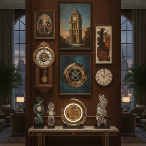 Timeless Masterpieces: Premium Clock-Themed Artworks & Bespoke Reproductions for Luxury Hospitality Design