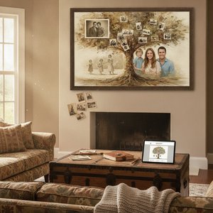 From Scattered Memories to Timeless Legacy: The Art of Creating Your Custom Family Masterpiece with ArtsDot