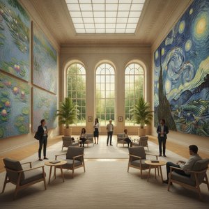 Timeless Impressionism: Bringing the Soul of Monet and Van Gogh into Your Cultural Space