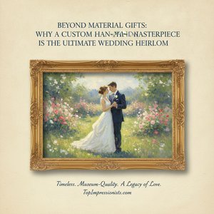 Beyond Material Gifts: Why a Custom Hand-Painted Masterpiece is the Ultimate Wedding Heirloom