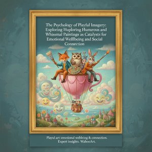 The Psychology of Playful Imagery: Exploring Humorous and Whimsical Paintings as Catalysts for Emotional Wellbeing and Social Connection