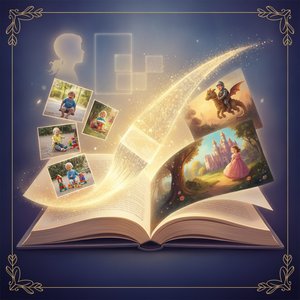 Capturing Childhood Wonder: Transform Photos into Whimsical Storybook Art with AI