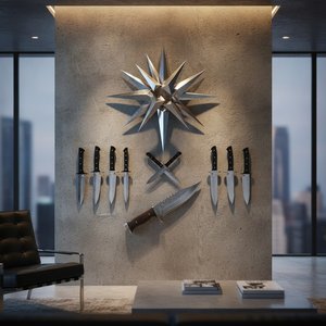 Sharp Edges: The Ultimate Buyer's Guide to High-Impact & Edgy Knife Art for Modern Interiors