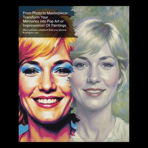 From Photo to Masterpiece: Transform Your Memories into Pop Art or Impressionist Oil Paintings