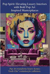 Pop Spirit: Elevating Luxury Interiors with Bold Pop Art Inspired Masterpieces