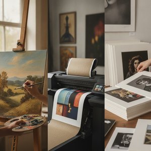 ArtsDot.com F.A.Q.: Comparing Premium Oil Paintings, Giclée Canvas & Paper Prints