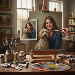 ArtsDot.com F.A.Q.: How to Commission a Custom Hand-Painted Oil Portrait from Your Photos