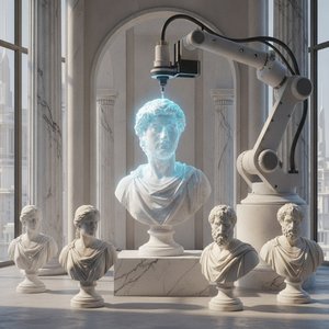 From Pixel to Presence: AI-Driven Artistry for Enduring Personal Artifacts