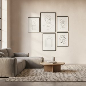 The Art of the Line: Discover Captivating Drawings to Transform Your Home with Sophisticated Minimalist Elegance
