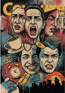 Raw Emotion & Real Life: Bold Pop Art Masterpieces Capturing the Human Condition