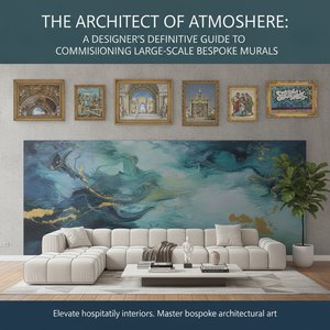 The Architect of Atmosphere: A Designer's Definitive Guide to Commissioning Large-Scale Bespoke Murals
