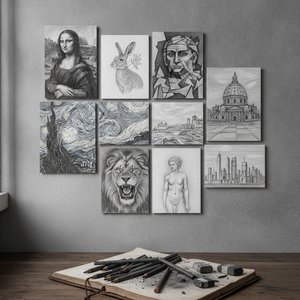 10 Iconic Graphite Pencil Masterpieces That Redefined Art History