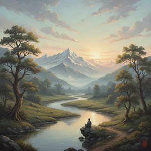 Evoking Tranquility: A Comprehensive Exploration of Serene Landscapes in Art History