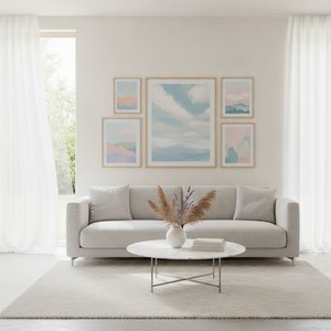 Soft & Dreamy: Transform Your New Home with the Ethereal Beauty of Pastel Artworks
