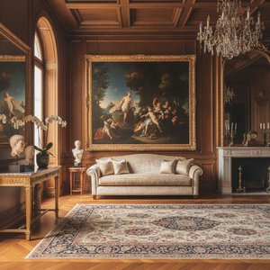 Timeless Elegance: Elevating Luxury Interiors through the Curation of Hand-Painted Masterpieces