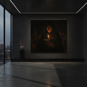 Dramatic Chiaroscuro Artworks: High-Impact Light and Shadow Paintings for Luxury Hotel and Professional Spaces